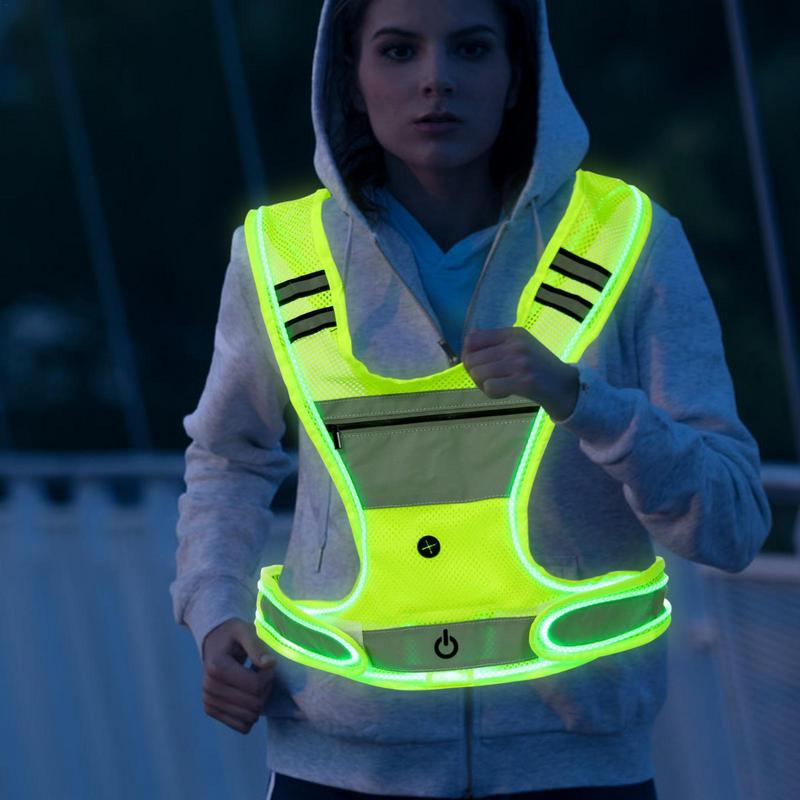 Running Gear Reflective - Rompi Reflektif LED Lari Malam Hari