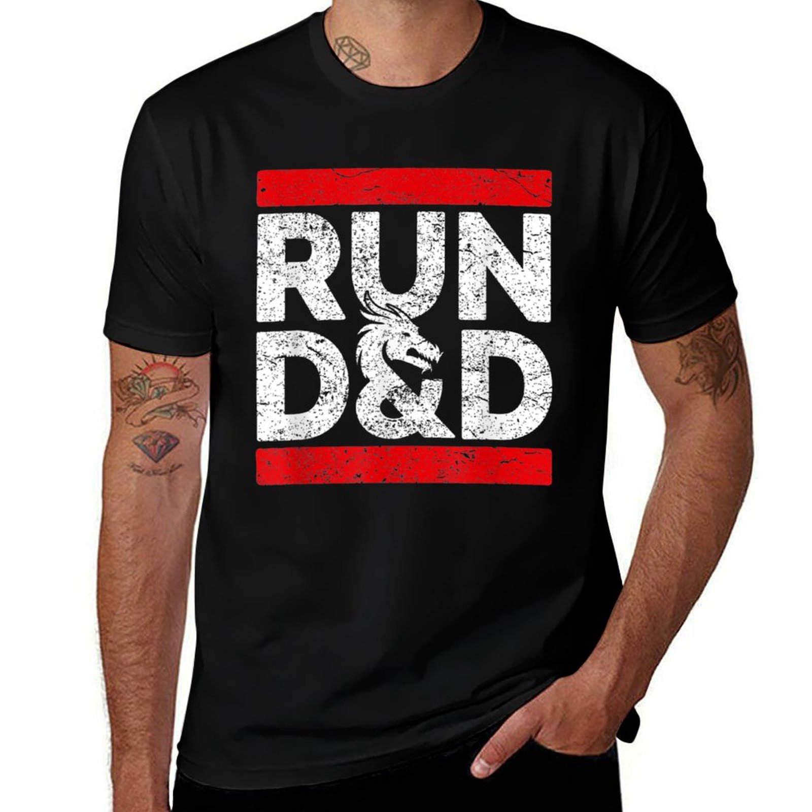 Running Gear Gym - Kaos dengan Motif Dadu Permainan Papan