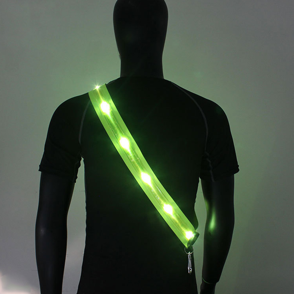 Running Gear Reflective - Sabuk Bahu LED Tali Lari Reflektif
