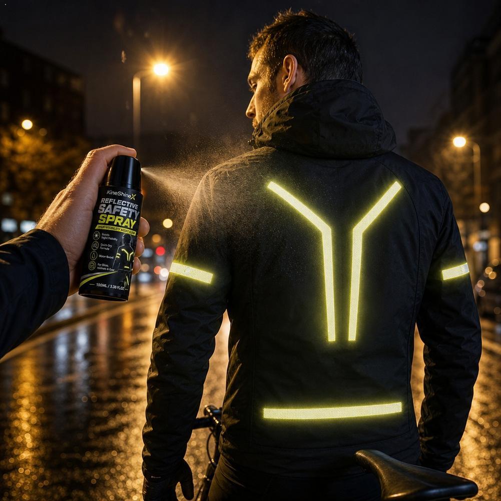 Running Gear Reflective - Semprotan Reflektif Keselamatan Malam, Cat Pelapis