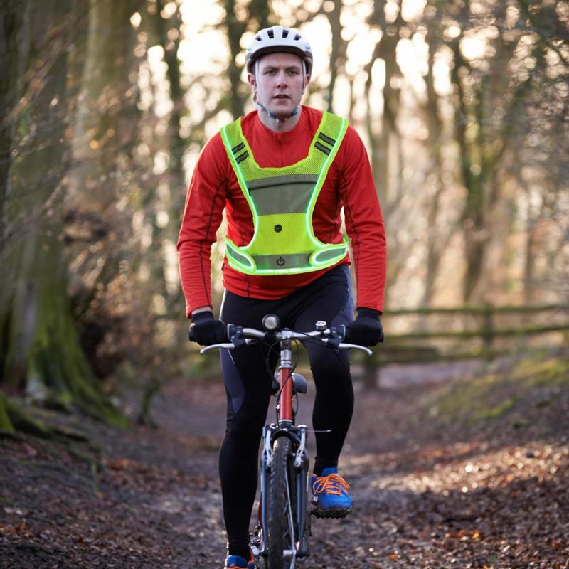 Rompi Reflektif LED Lari Malam - Running Gear Reflective ulasan dan harga