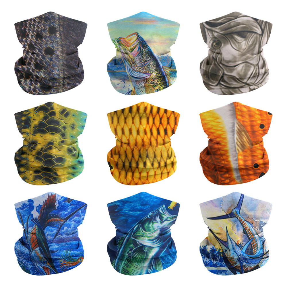 Bandana leher pola sisik ikan, - Running Gear Headband ulasan dan harga